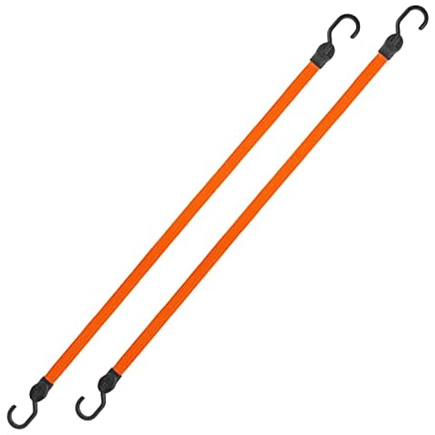 SMARTSTRAPS 331 Orange Flat Bungee Cords, 2 Pack Cover