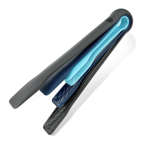 Tasty Servierzangen 3er-Set in Grau/Blau - Perfekt für Salat, Fleisch & Gemüse! Drei Größen für jede Küchen-Gelegenheit Tasty Servierzangen 3er-Set in Grau/Blau - Perfekt für Salat, Fleisch & Gemüse! Drei Größen für jede Küchen-Gelegenheit