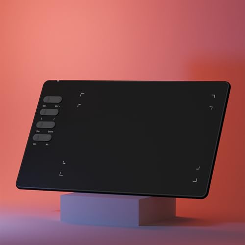 Tableta gráfica LICAEVEY para dibujo digital, área activa con 16384 niveles de sensibilidad a la presión y 8 teclas de acceso rápido, compatible con Windows y macOS para artistas digitales, diseñadores y estudiantes (modelo P5) miniatura 7
