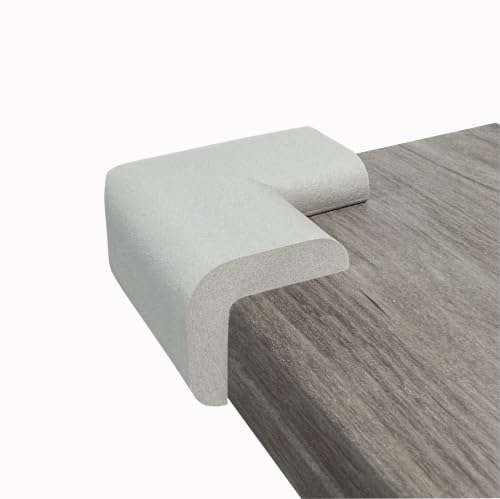 Image of KidKusion Child Safety Corner Cushion | Taupe | 16 Pack | Made in USA, Child Safety, Child Proofing Corner Guard, Bed Frame Protector, Baby Proof Table Protector