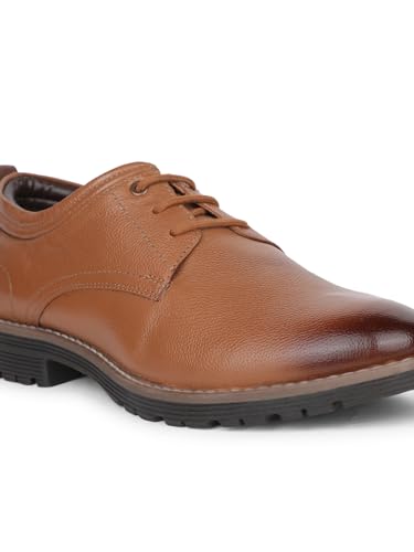 Image of Bata Knox Derby, Men's Tan Formal Derby Shoes