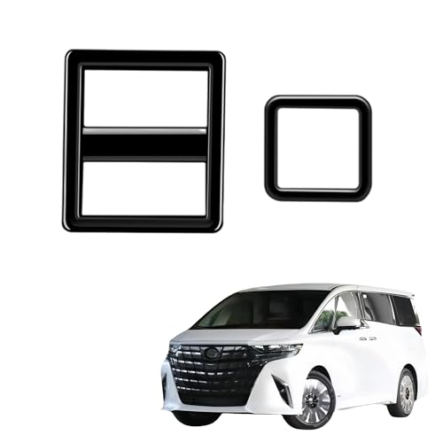 Kylorune 新型アルファード/ヴェルファイア 40系に対応 アクセサリー 運転席増設ドアスイッチキット スイッチパネルカバー フユーエルオープンスイッチフレーム 専用 グッズ 内装パーツ(ピアノブラック)