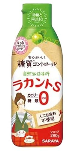 Amazon.co.jp: サラヤ ラカントS シロップ 280g×4本入 : 食品・飲料・お酒