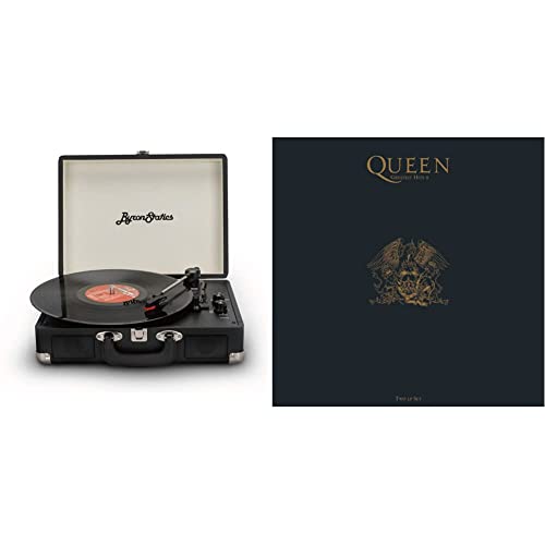 ByronStatics Platine Vinyle – Tourne-Disque Bluetooth à 3 Vitesses, Haut-parleurs stéréo intégrés, Aiguille de… - Les Beatles, Paul McCartney, John Lennon, RIngo Starr, George Harrison ByronStatics Platine Vinyle - Tourne-Disque Bluetooth à 3 Vitesses, Haut-parleurs stéréo intégrés, Aiguille de…
