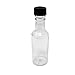Primebaker Mini Liquor Bottles, Clear Bottle, Plastic Bottles with Caps, Small Bottles for Liquids with Miniature Plastic Funnel, Mini Bottles for Baby Shower, Party Favors & Travel, 50 ml, Pack of 24