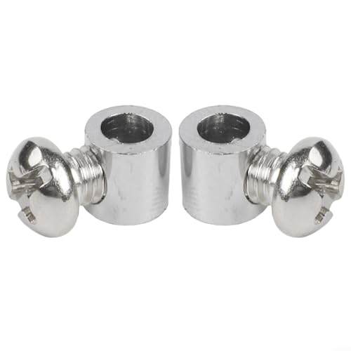 Besttoolifes Lot de 20 serre-câbles métalliques en acier avec vis en acier au carbone, finition galvanisée résistante à la rouille, tailles 6 mm et 9 mm, pour construction (vis cruciforme B)