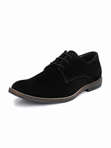 Image of HiREL'S Premium Suede Derby Smart Casual Shoes for Men | Office Soft Cushioned Corporate Casuals