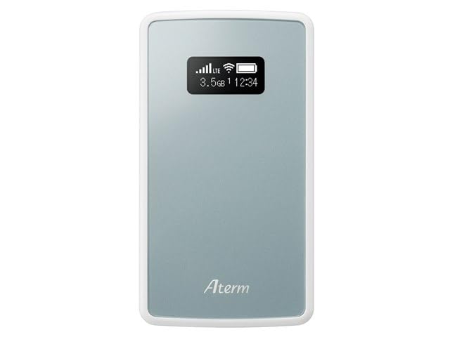 NEC - 超美品ケース付き NEC モバイルルーター Aterm PA-MP01LN-SW Amazon | NECプラットフォームズ モバイルルーター Aterm ( 有機