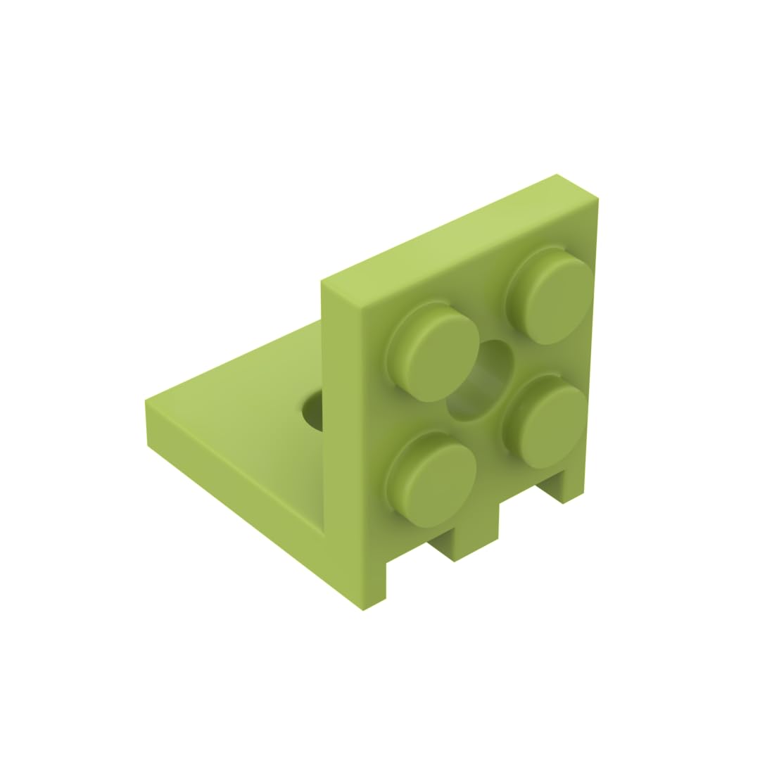 GDS-1057 Bracket 2x2-2x2 50PCS Compatible with Lego Toy 3956 35262 6019212 DIY Parts and MOC Components for Major Brick Brands Color:Lime 119