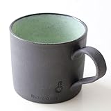 マグカップ おしゃれ モダン 陶器 美濃焼 日本製 カフェ コーヒーカップ 焼き物 食洗機対応 電子レンジ対応 ギギliving 300ml マグカップ ノワール (A)