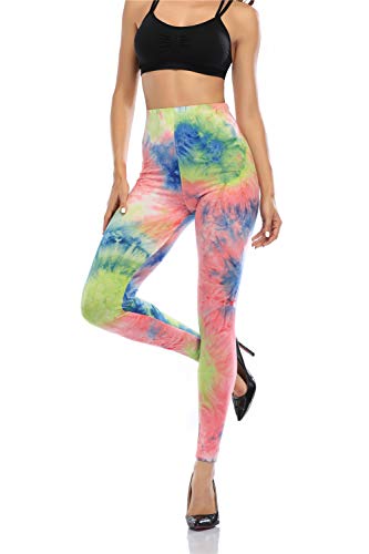 Image of Kotii Women's Soft Full Length Leggings High Waist Ankle Length Leggings Pants Tights