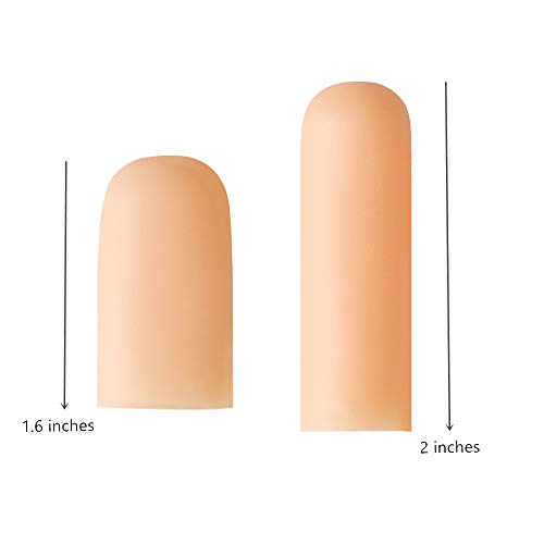 Finger Cot Gel Finger Protector Finger Brace Support Finger Gloves Waterproof Finger Eczema Bandages For Trigger Finger Hand Eczema Finger Cracking Finger Arthritis #TOP4