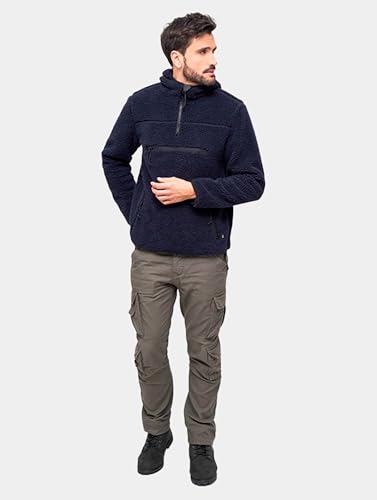 Men's Teddyfleece Worker Pullover Navy4