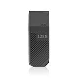 Acer UP300 USBメモリ 128GB USB 3.2 Gen1 最大読出速度120MB/s 高速 フラッシュメモリドライブ 黒 - BL.9BWWA.527
