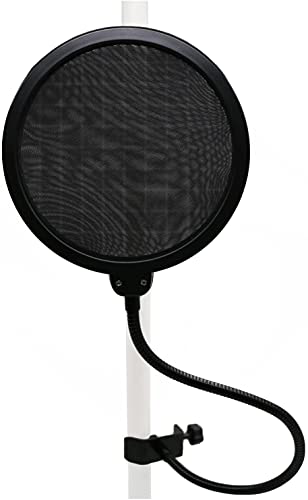 Mikrofon Popschutz, Mic Windschutz Schaum Windschutzscheibe Pop Filter, Windschutz mit flexiblem 360°Hals und… - Image 4