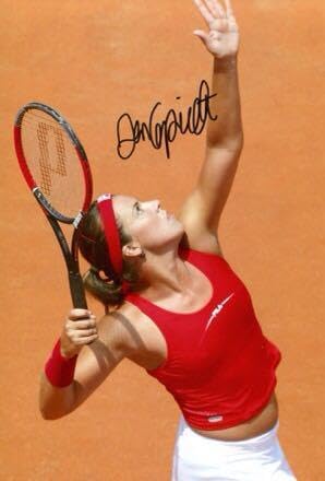 女子テニス 証明書付き ジェニファー カプリアテイ 直筆サイン入り