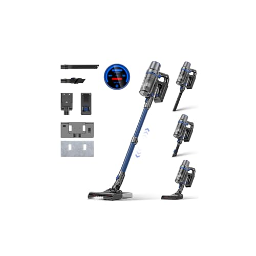 Linkifly Akku Staubsauger mit Wischfunktion, 45000Pa/550W/60 Min ...