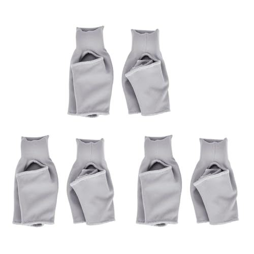Dispositivo de corrección de válvula, alivio del pulgar y valgus, corrector de juanetes, separador de dedos para hombres y mujeres, transpirable, férula de hallux grande, soporte de alineación, gris