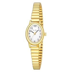 Diaofendi Petite Women’s Easy Reader Watch, Analog Women Watch with Stainless Steel Expansion Band, Water Resistant