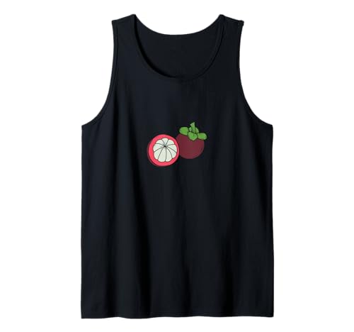 Frutas Tropicales exóticas de mangostán Camiseta sin Mangas