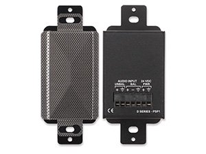 Radio Design Labs RDL Decora-Style Active Loudspeaker - Stainless Steel - Installer Level Adjust (DS-PSP1F)