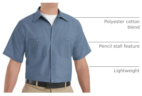 Image of Red Kap Men's Performance Tech 2 Piece Lined Collar Shirt