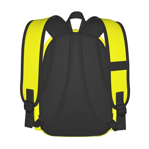 Custom Backpack for Men Women, Personalized Text Image Backpack, Casual Travel Bag Large-capacity,Yellow-044