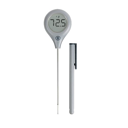 ThermoWorks ThermoPop 2 — Best Value Instant Read Thermometer - Dove Grey
