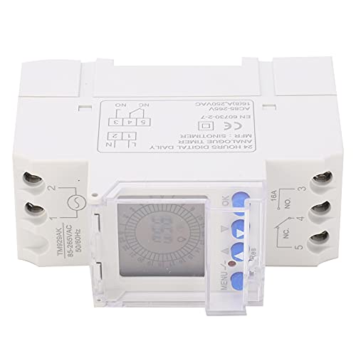 Switch de Temporizador Digital Pantalla de Cristal de líquido analógico programable TM929AK 16A para talleres de Oficina en casa