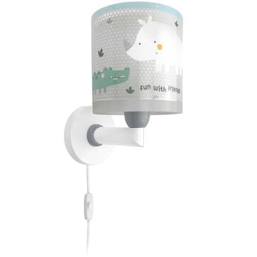 Aplique de pared infantil con cable interruptor para dormitorio bebe 3