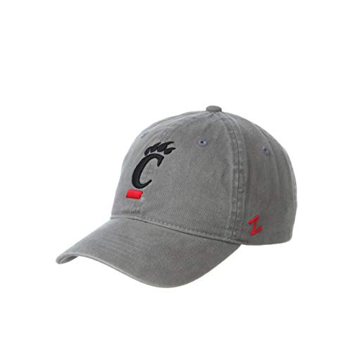 NCAA Cincinnati Bearcats Mens Adjustable Scholarship Hat Charcoal, Cincinnati Bearcats Charcoal, Adjustable, One size