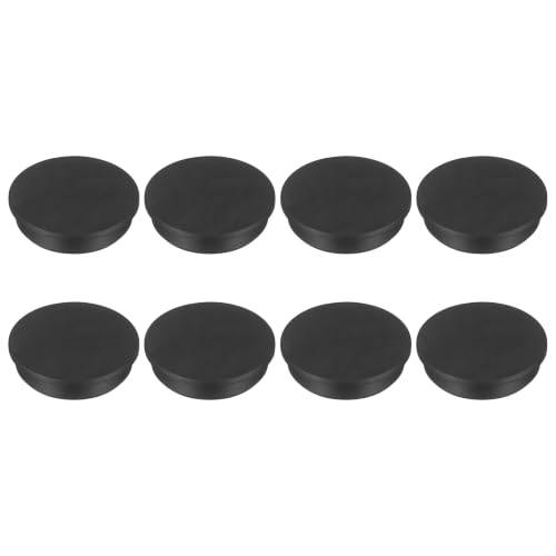 Image of MECCANIXITY 8pcs T-Shaped Silicone Plugs 63.6mm 2-1 /2 Inch Dia Snap in Plug Hole Seal Cover Round Rubber Stopper for 62.5-63.6mm Holes Kitchen Rubber Bulkheads Waterproof Sealing, Black