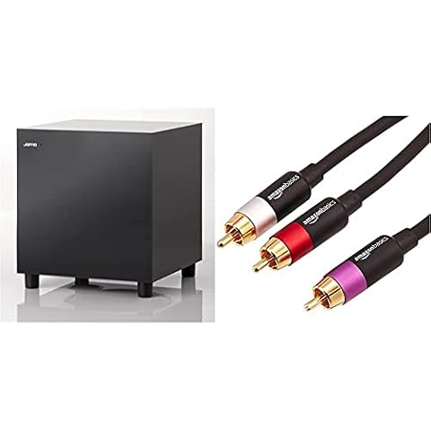 Jamo Sub 210 - Subwoofer de 200W + Cable de Audio RCA Cover