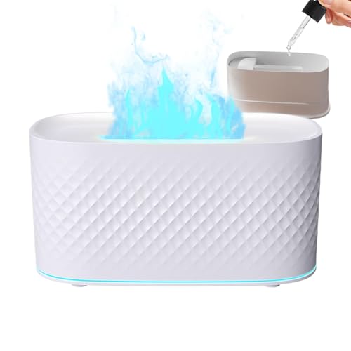 Flame Diffuser Humidifier, 7 Colors Fire Scent Diffuser, Scent Bonfire Diffuser, Colorful Humidifier, Aromatherapy Flame Diffuser, Simple Use, Adds A Romantic Atmosphere For Home, Studio, SPA
