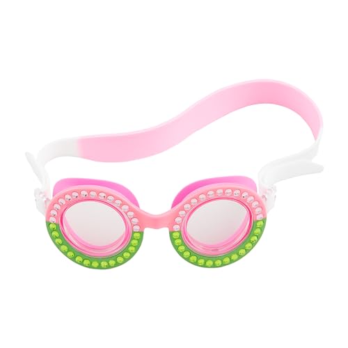 Lunettes de natation vertes enfants sans tiraillement dès 3 ans