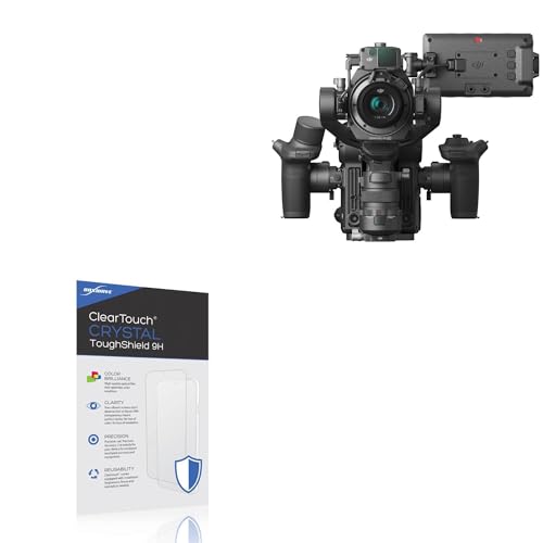 BoxWave Screen Protector Compatible with DJI Ronin 4D 8K - ClearTouch Crystal ToughShield 9H (2-Pack), Clear 9H Tough Flexible Film Screen Protector