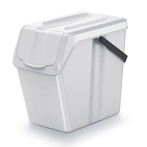 Poubelles KEDEN SORTIBOX 3x25L blanc | Tri sélectif 75L - 2