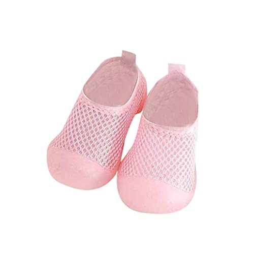 Boys Girls Low Heel Shoes Toddler Kids Infant Newborn Baby Boys Girls Summer Shoes Solid Soft Soles (Pink, 20 Infant)