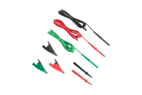 image for Fluke TL1550B 3 Piece Test Lead Set with Alligator Clips, 5000V DC Vol