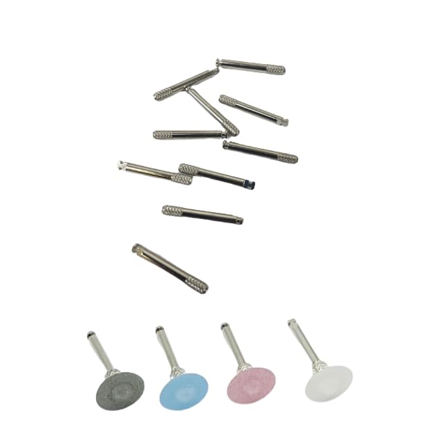 AmeriCan Goods Dental Snap-On Mandrel Short Size 10/Pack Autoclave Mandrels for Dental Polish Discs