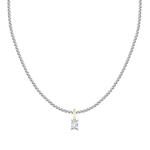 Morellato Collana Donna in Acciaio, Cubic Zirconia, Collezione Drops – SCZ1325
