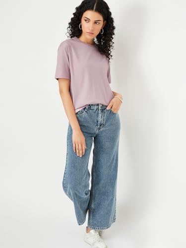 Image of Max Plus Size Women Solid T-Shirt