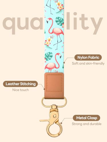 Image of Wristlet Keychain for Women and Men, Key Chain Holder, Wrist Lanyard for Keys