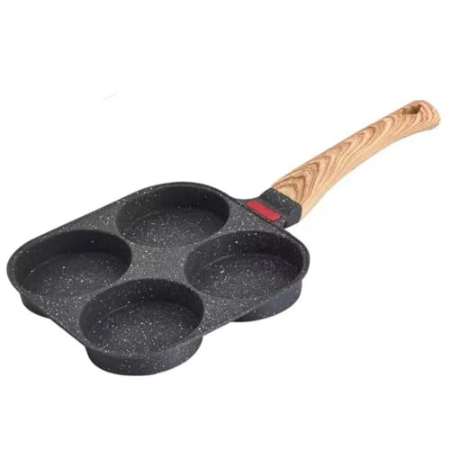 Wok antiadherente de aluminio 7.5 pulgadas negro