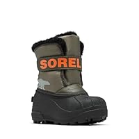 SOREL Toddler's Snow Commander Boot - Stone Green, Alpine Tundra - 5