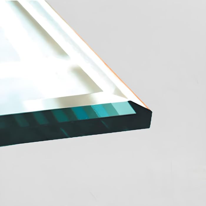 Landical 16x24 Inch Tempered Glass Table Top - 3/8 Inch Thick With Eased Corners & Anti-Slip Pads - View #9