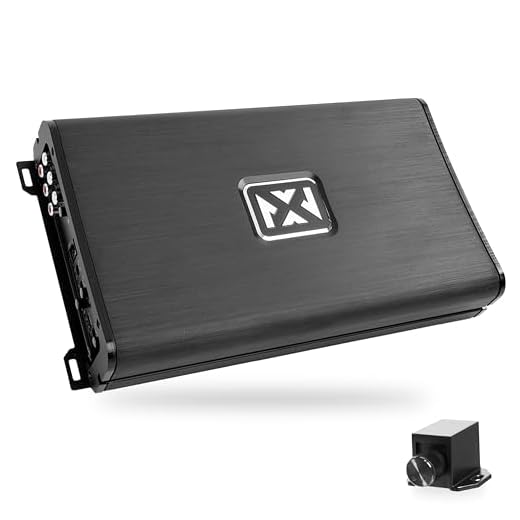 NVX VAD10004 1000W RMS Full Range Class D 4-Channel Car/Marine/Powersports Amplifier