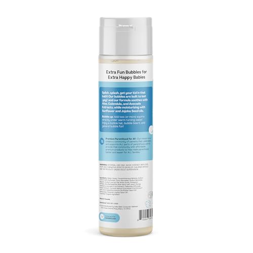 Image of Hello Bello Bubble Bath, Gentle Hypoallergenic Formula for Babies and Kids, Vegan and Cruelty-Free, Fragrance Free, 10 fl oz