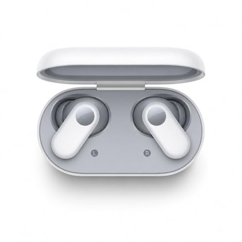 Image of Original in-Ear True Wireless Earbuds Compatible for OnePlus Buds 2R, 12.4mm Drivers, Up to 48H Playback with Case, 4 Mic AI Call Noise Cancellation, IP55 Water Resistant (White)