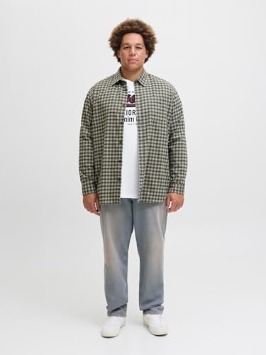 JACK & JONES Jjelogo Tee Ss Oneck 2 Col Aw25 Noos Pls - Plus Size – Ansicht 4